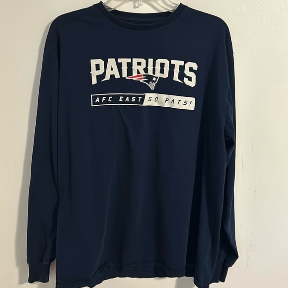 NFL Other - New England Patriots AFC East NFL Team Apparel Navy Blue Long Sleeve Shirt sz XL